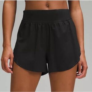 Lululemon Fast and Free Reflective High-Rise Classic-Fit Short 2” Red Orange